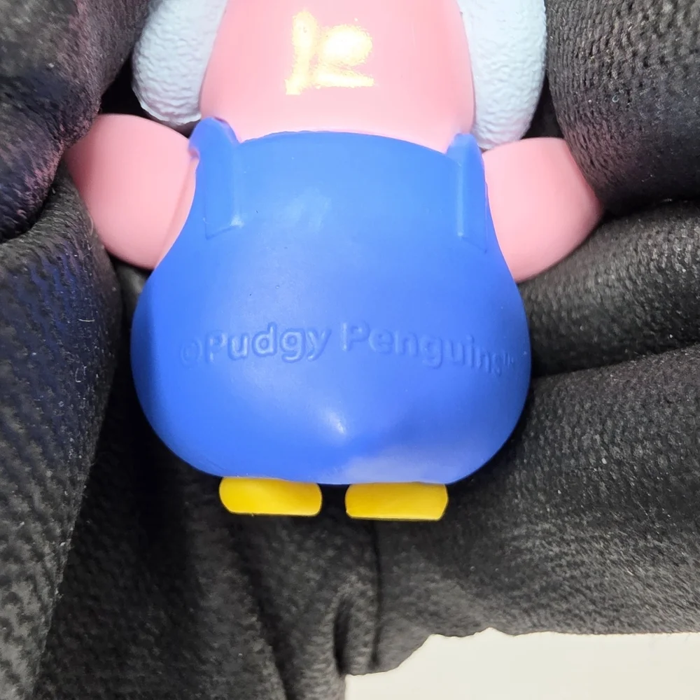 Pudgy Penguin Blue Overalls Ear Muffs Toy Figure
